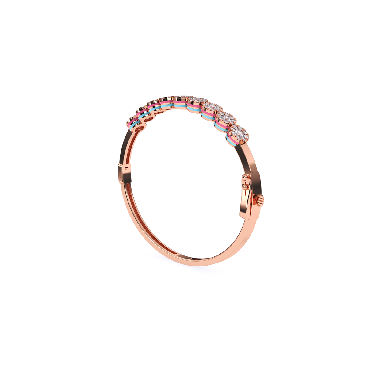 Charming Round Diamond Daily Wear Bracelet